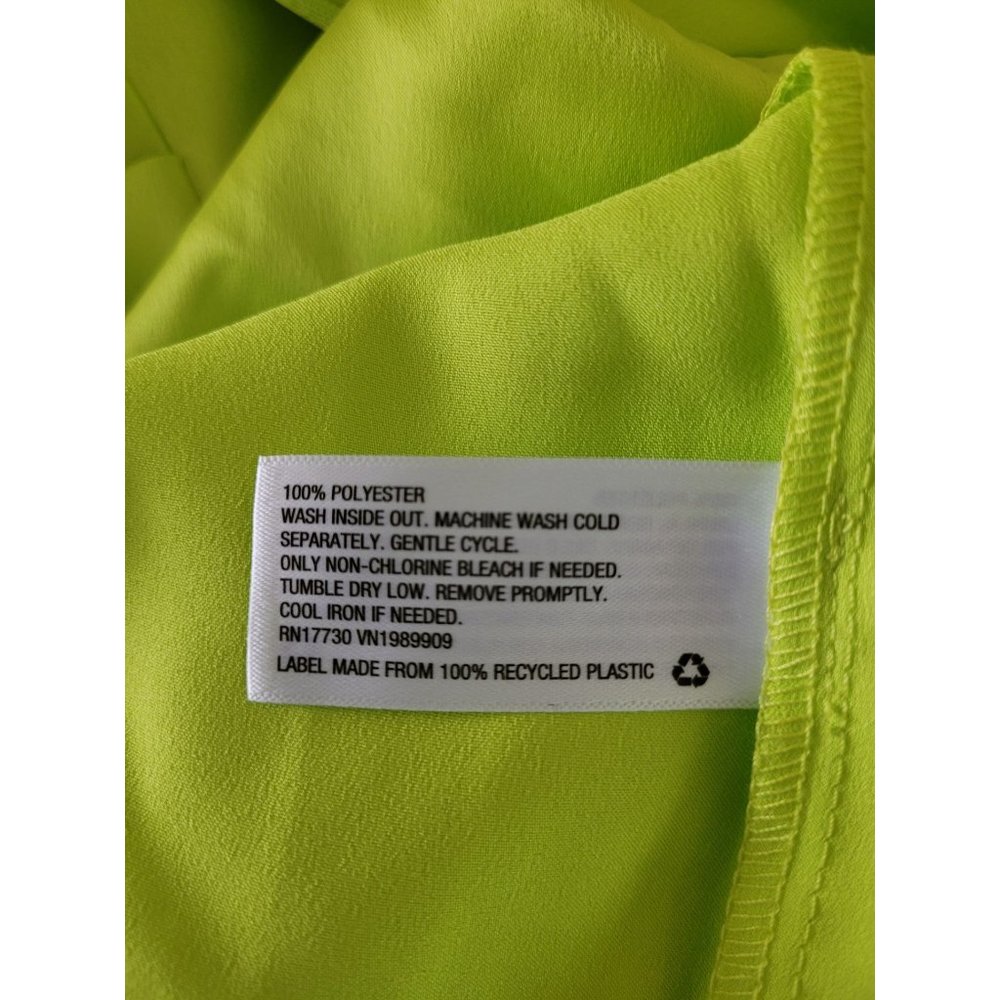 Women's Long Sleeve Blouse - Future Collective with Kahl Neon Size M - Picture 6 of 7